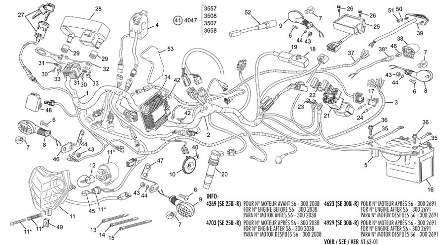 faisceau électrique [2.5i-R [2013 [Enduro]]]
