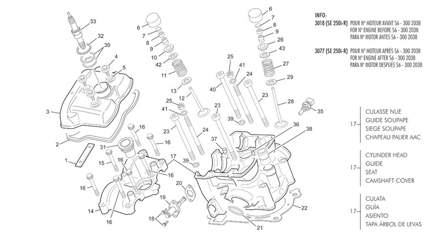 culasse [3.0 i-R [2013 [Enduro]]]