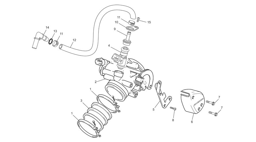 corps d'injection [3.0 i-R [2012 [Enduro]]]