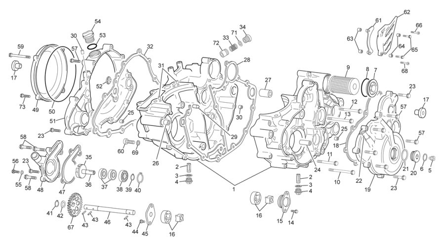 groupe carters [2.5i -FR [2011 [Enduro]]]