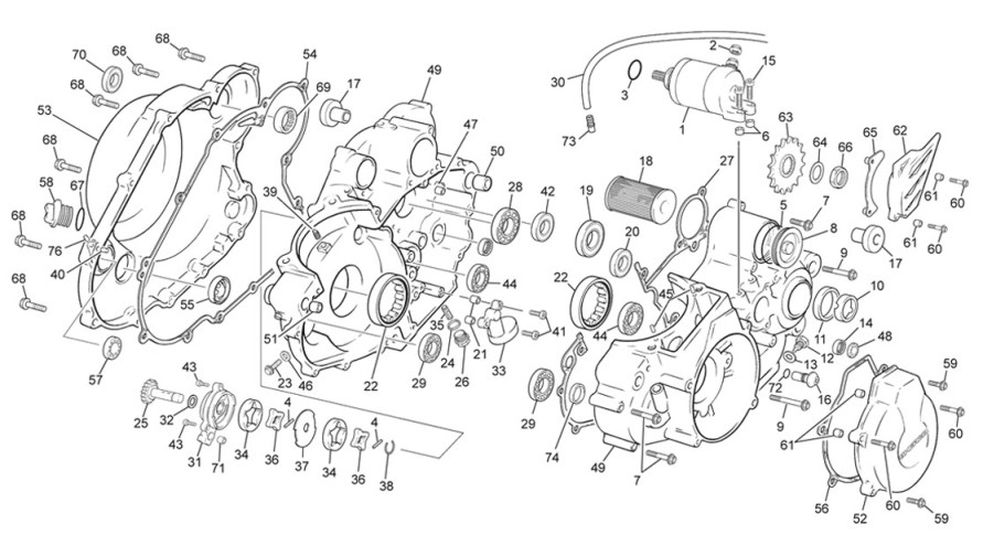 groupe carters [SE 4.5 FR [2011 [Enduro]]]