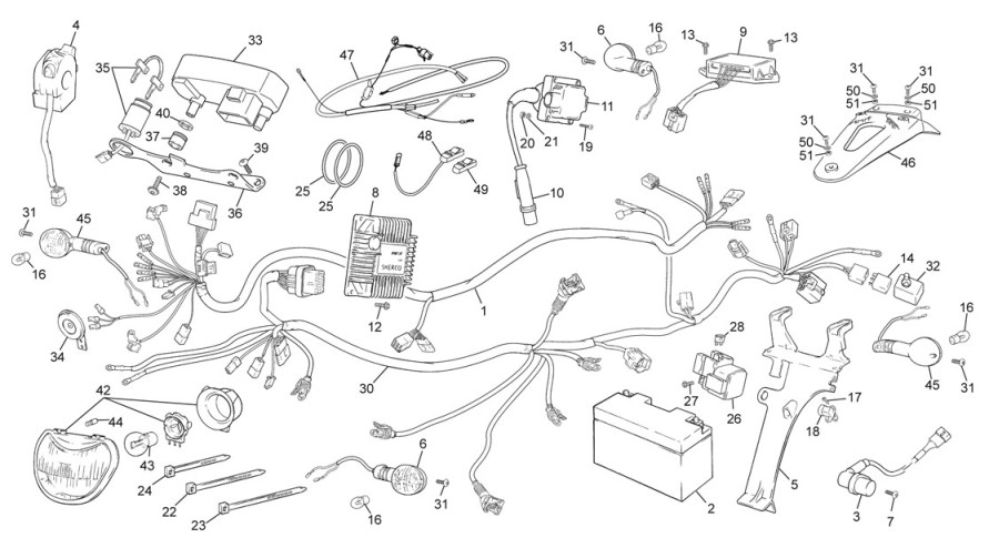 faisceau électrique [SE 5.1 FR [2011 [Enduro]]]