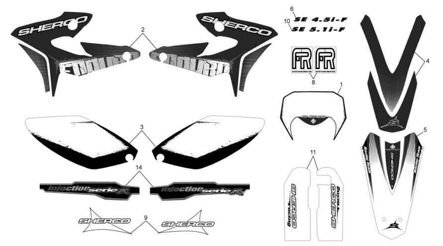 adhésifs [SE 5.1 FR [2011 [Enduro]]]
