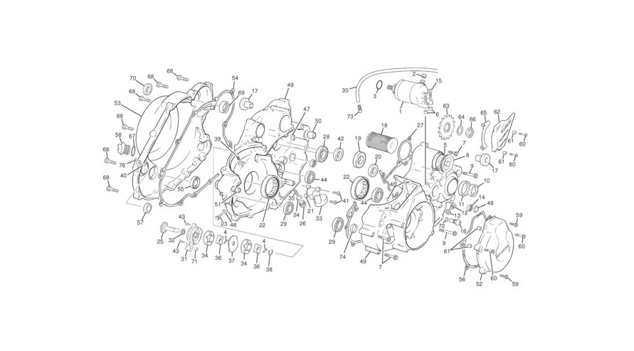 groupe carters [SE 4.5 i-F [2010 [Enduro]]]