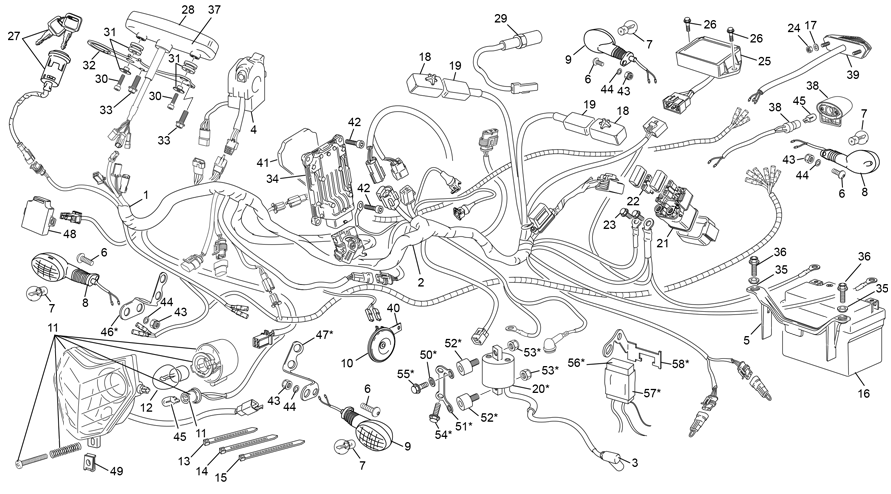 faisceau électrique [250 SE FACTORY [2021 [Enduro]]]