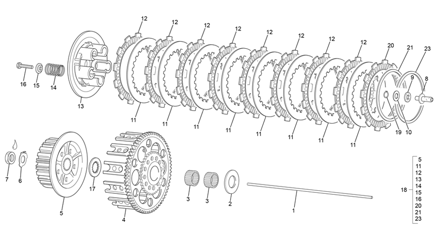 embrayage [250 SEF RACING [2021 [Enduro]]]
