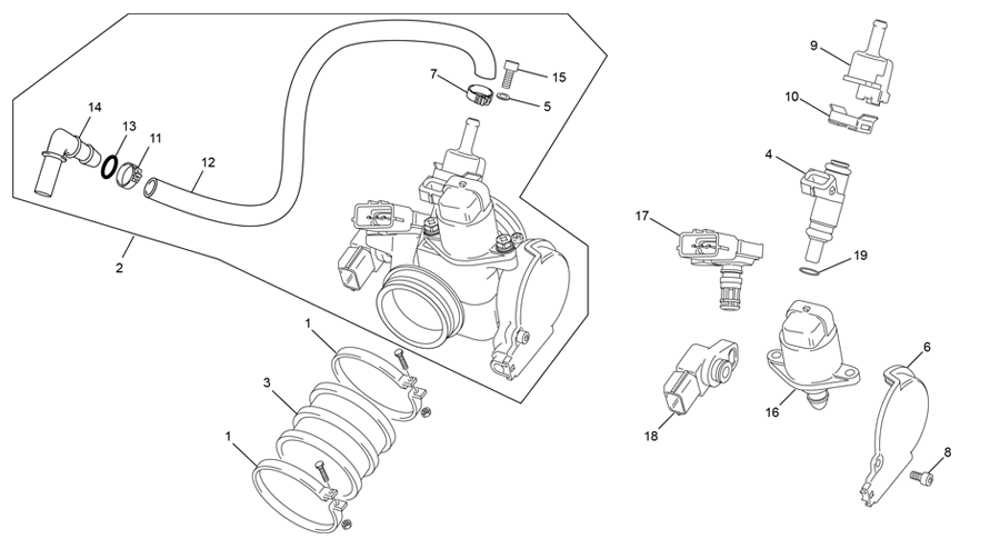 corps d'injection [250 SEF RACING [2021 [Enduro]]]
