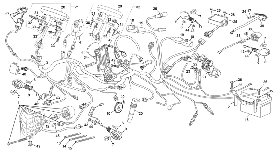 faisceau électrique [450 SEF FACTORY [2021 [Enduro]]]