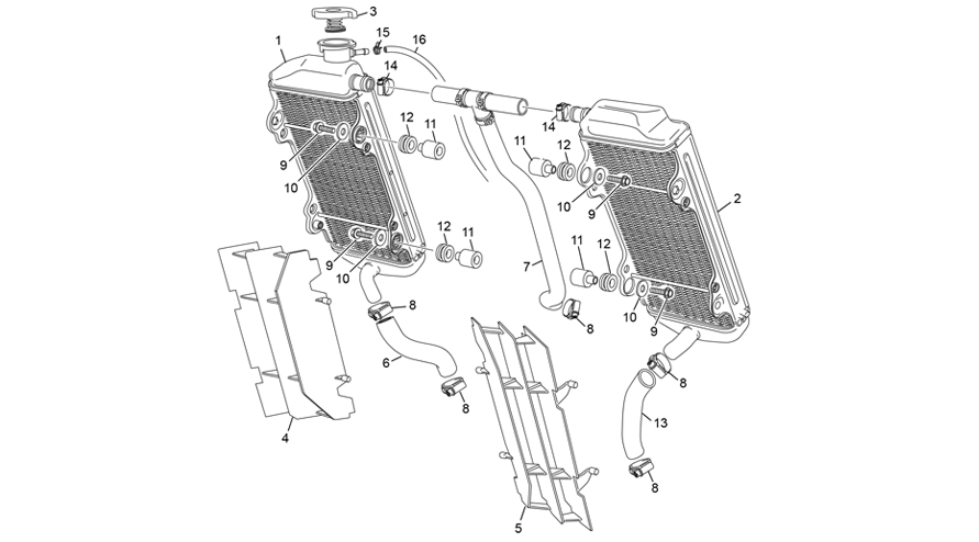 radiateur [300 SE RACING [2021 [Enduro]]]