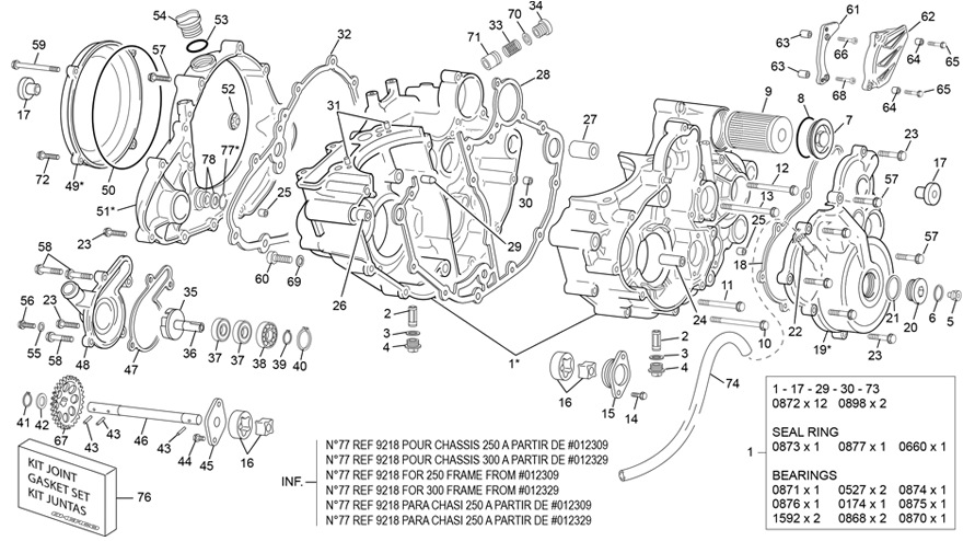groupe carters [300 SEF RACING [2021 [Enduro]]]