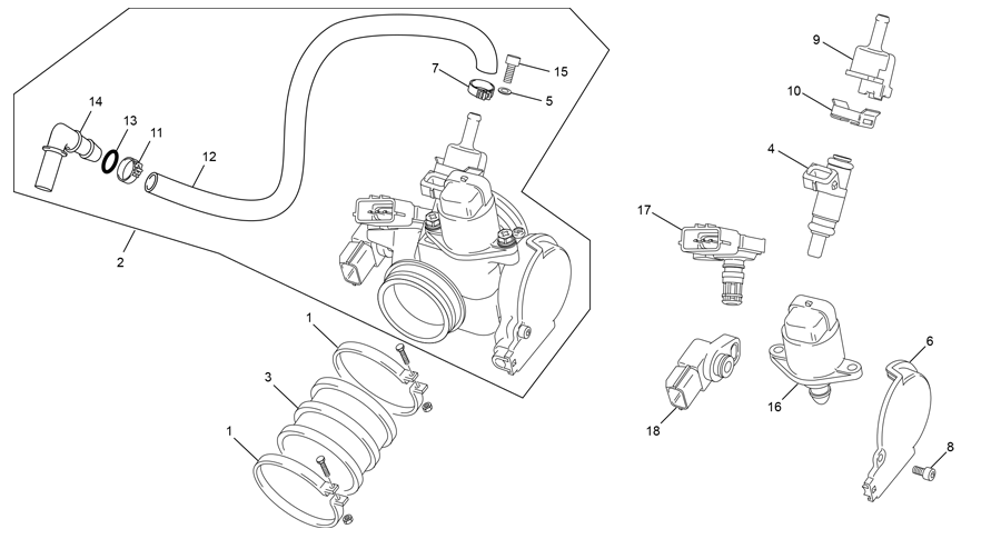 corps d'injection [500 SEF RACING [2021 [Enduro]]]